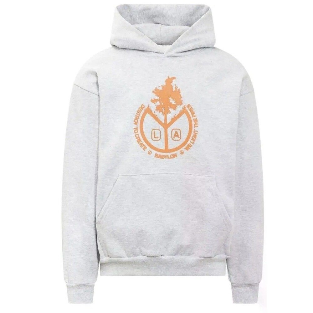 Babylon LA Palm Pullover Graphic Hoodie L New NWT Retail: $242